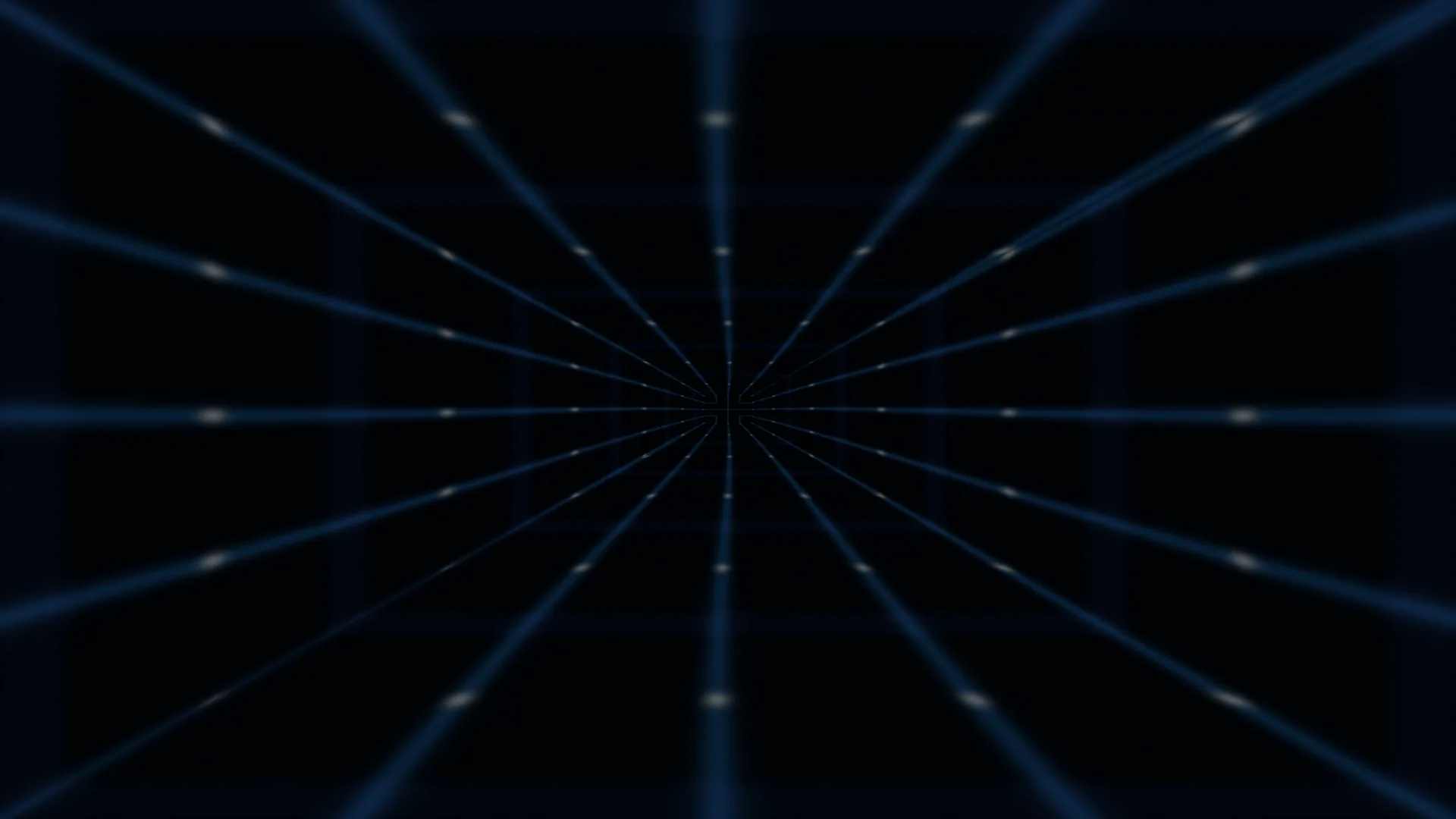 Blue radial grid converging into a dark center — free 3840x2160 4K wallpaper image