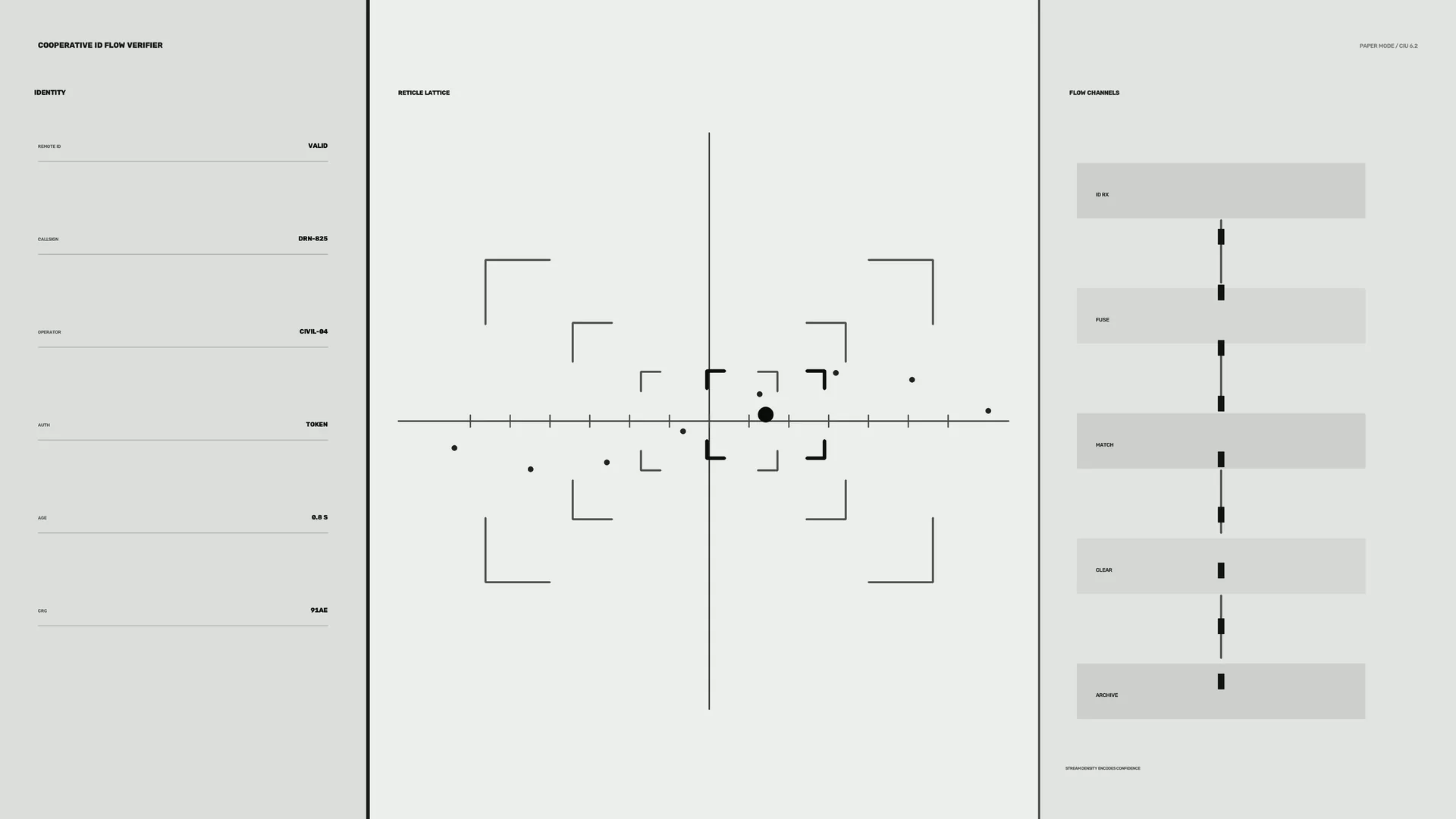 Monochrome Reticle Lattice and Flow Channels — free 3840x2160 4K wallpaper image