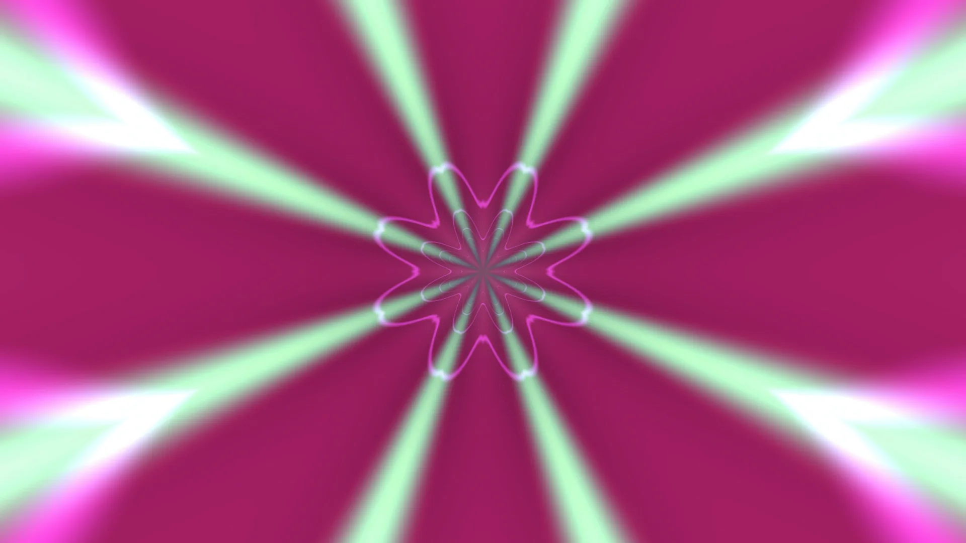 Radial mint beams on a magenta field — free 3840x2160 4K wallpaper image