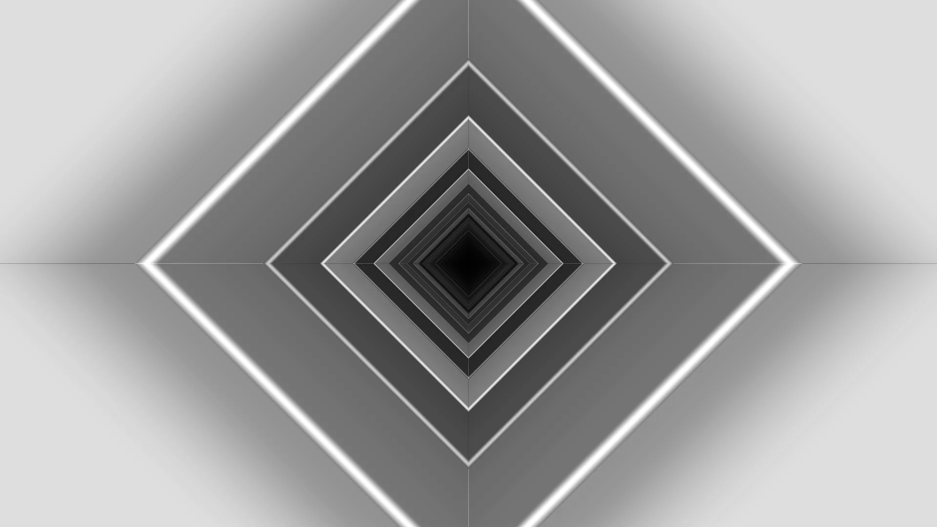Concentric graphite diamonds with luminous edges — free 3840x2160 4K wallpaper image