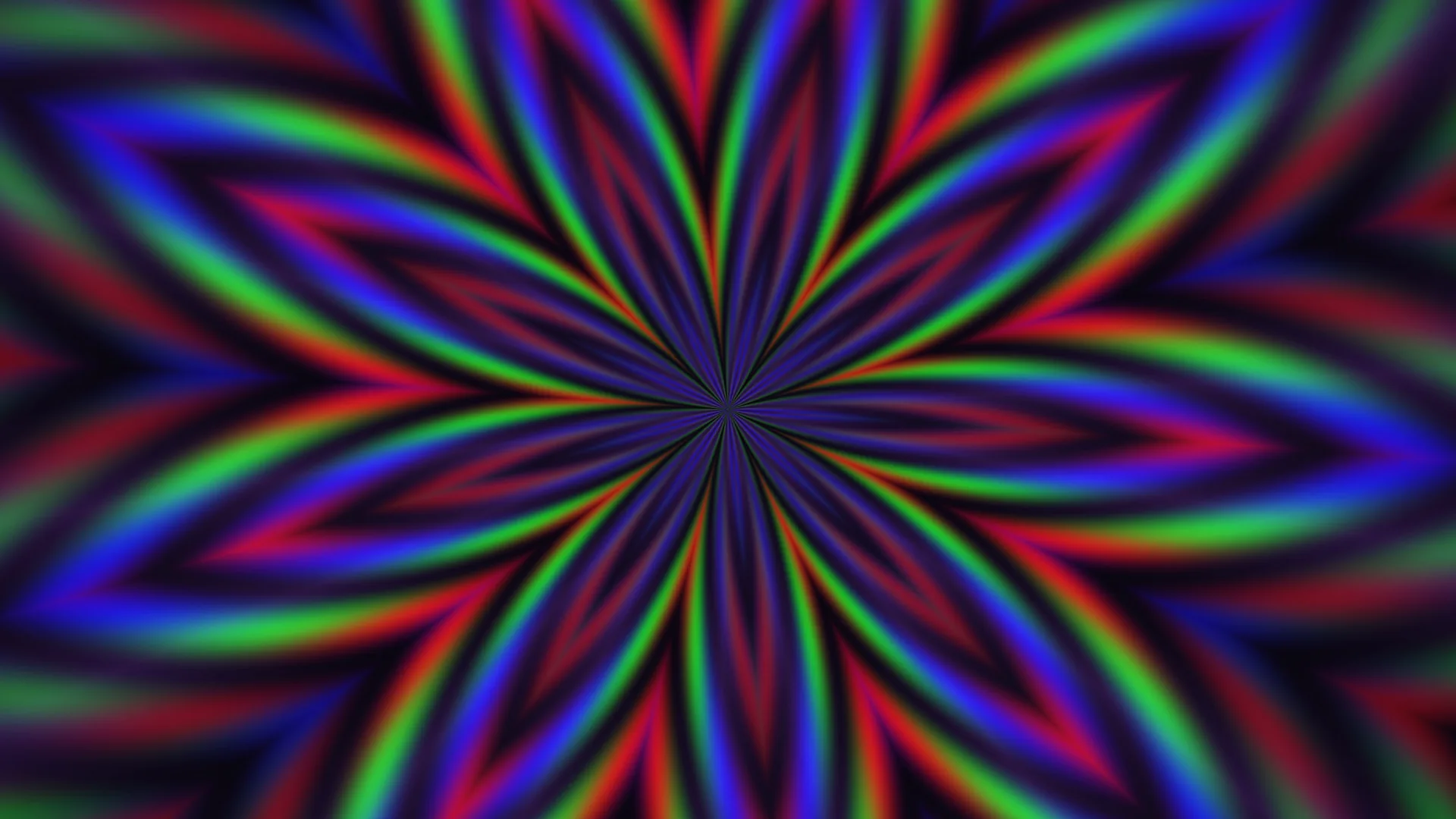 Radial neon ribbons on a dark field — free 3840x2160 4K wallpaper image