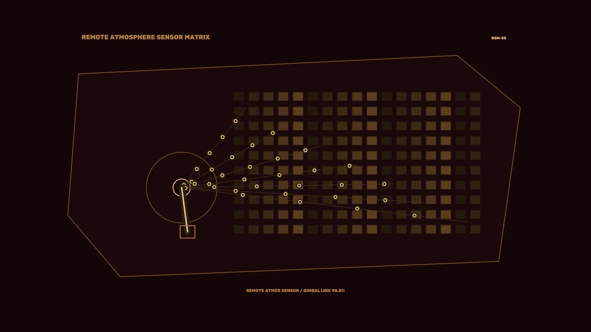 Remote atmosphere sensor matrix schematic — free 3840x2160 4K wallpaper image