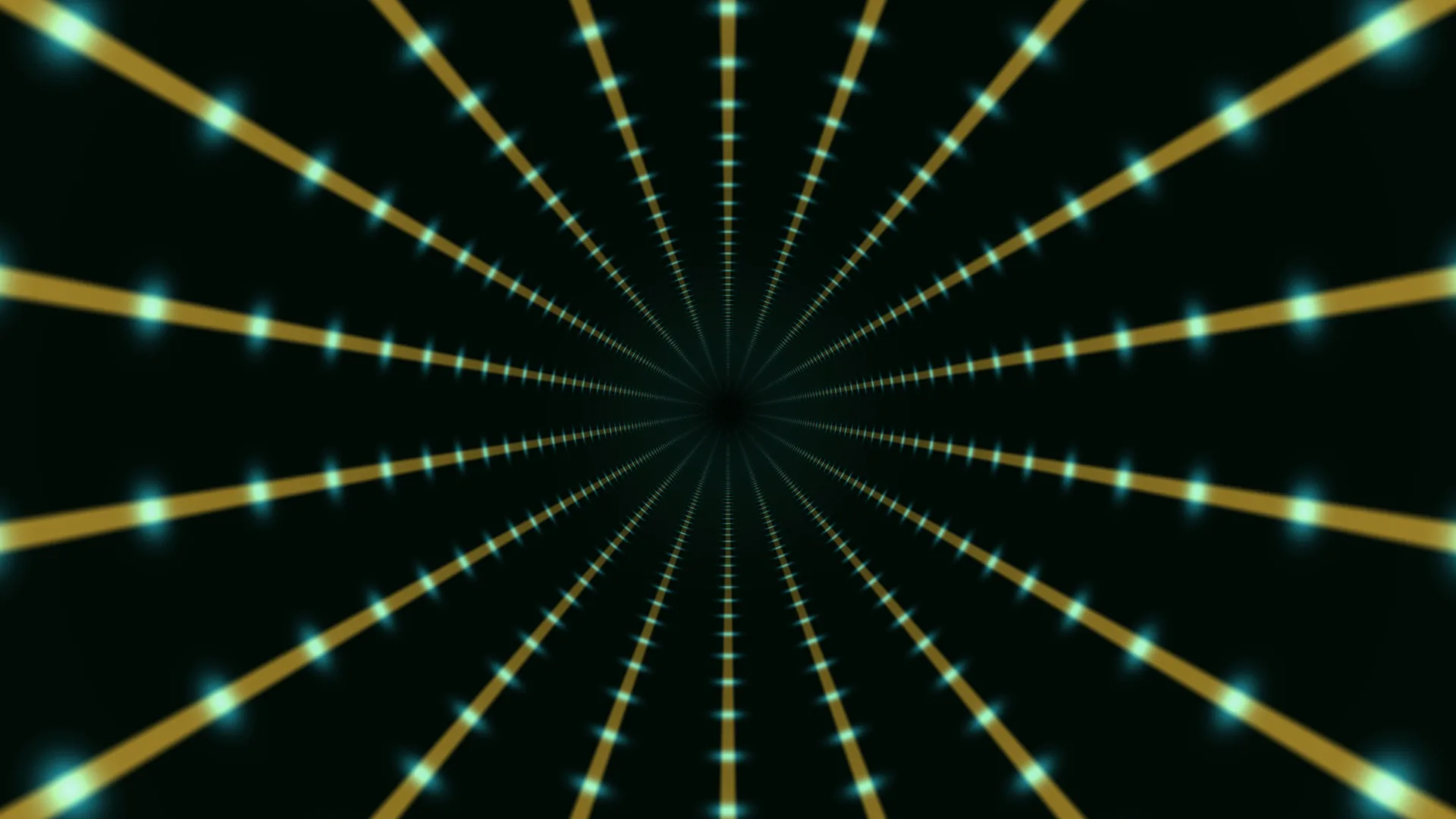 Radial gold light grid on a dark teal field — free 3840x2160 4K wallpaper image
