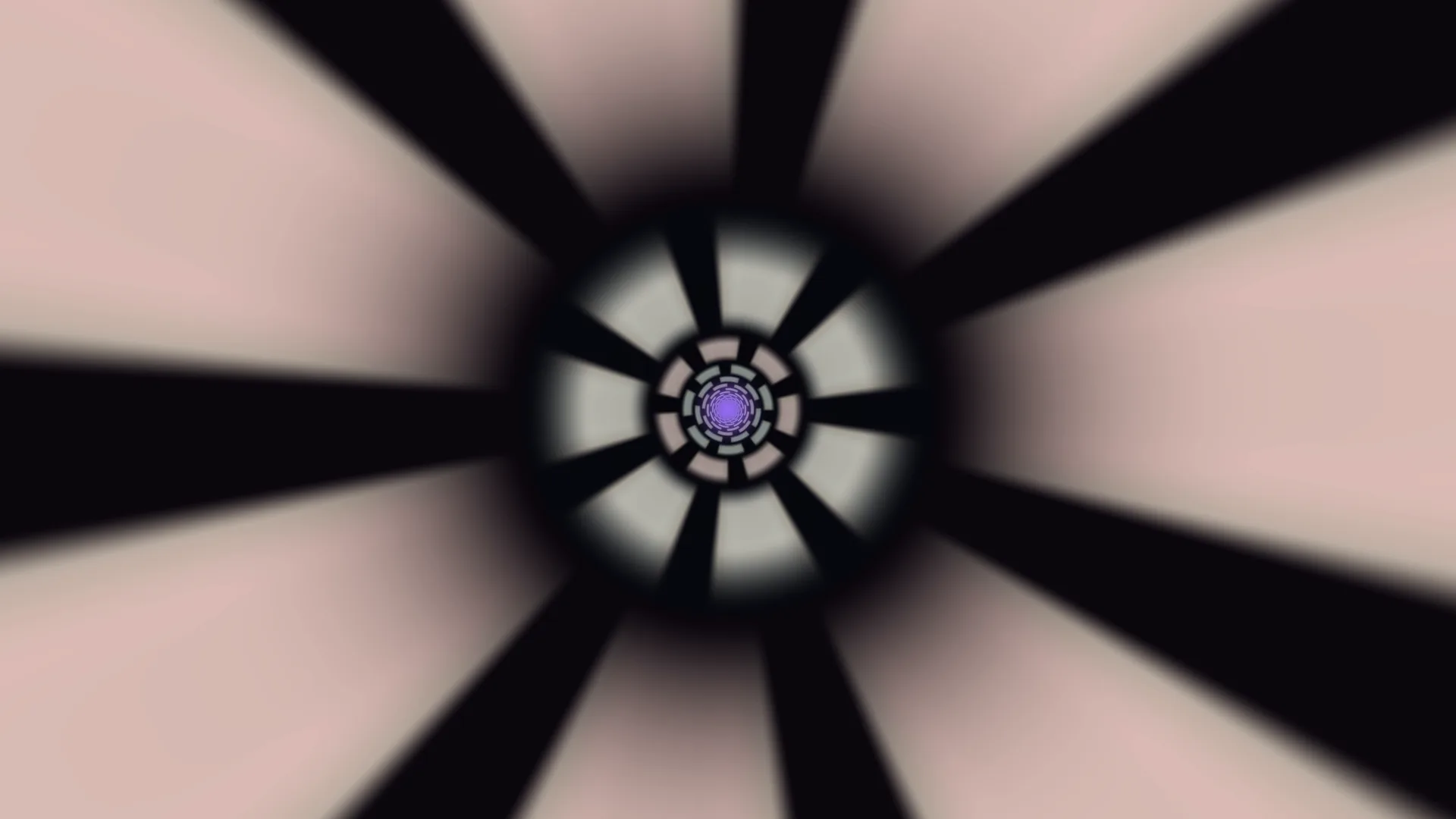Radial black and pink geometric tunnel — free 3840x2160 4K wallpaper image