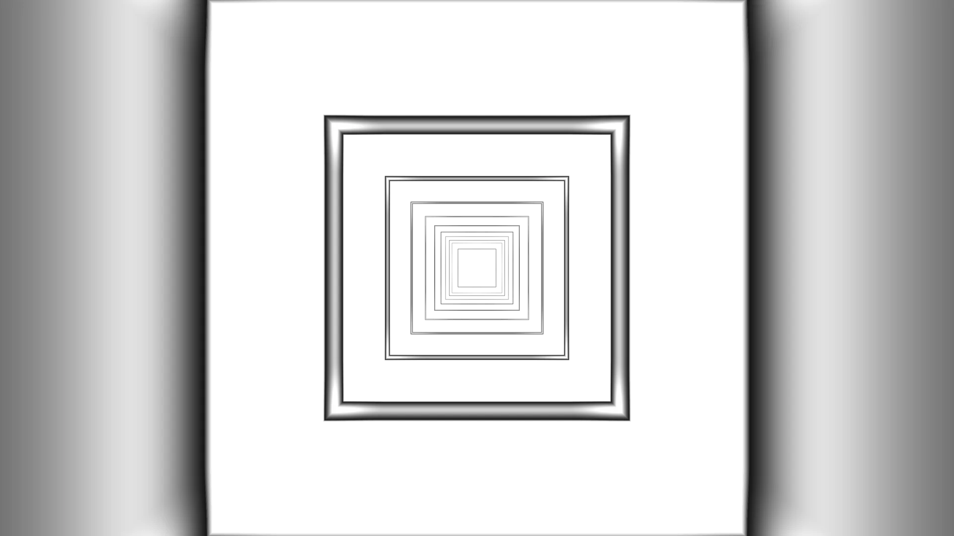 Concentric white squares on a black field — free 3840x2160 4K wallpaper image
