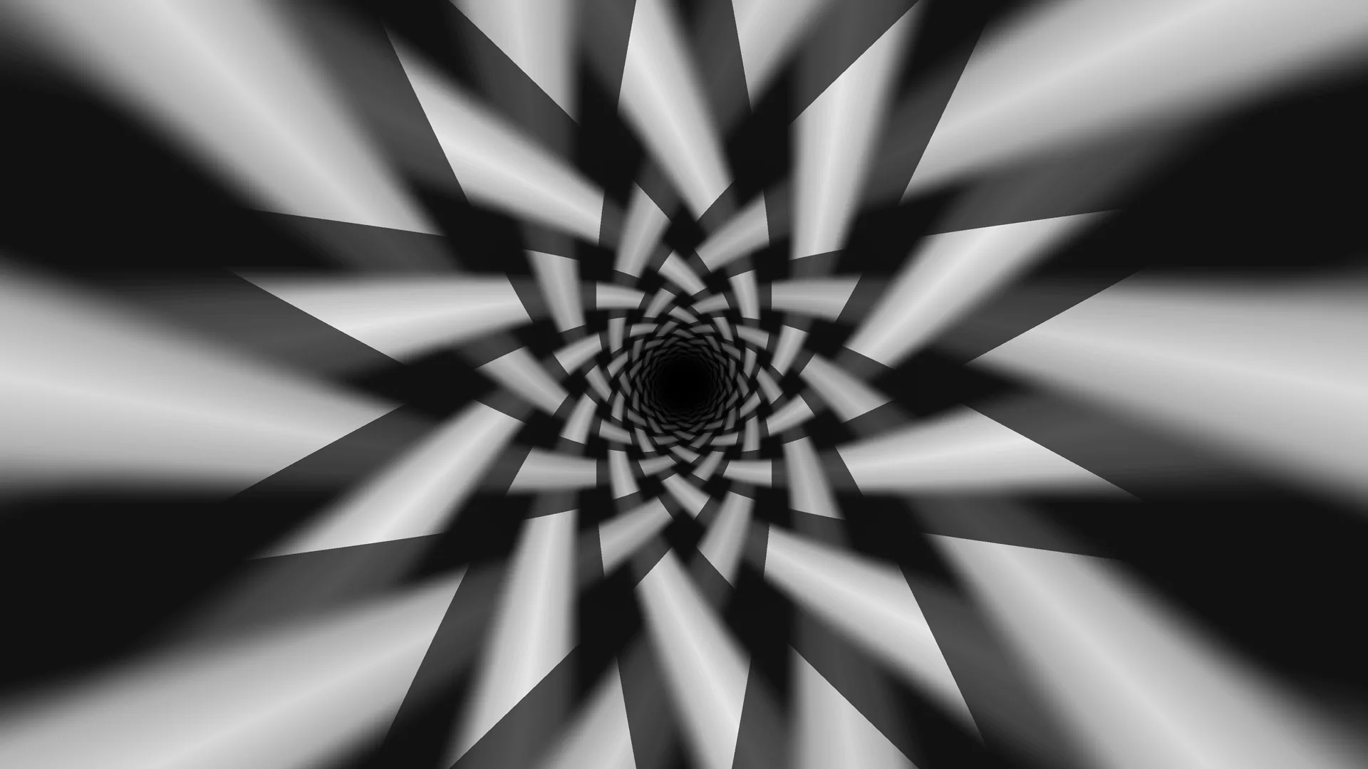 Monochrome radial tunnel with geometric beams — free 3840x2160 4K wallpaper image