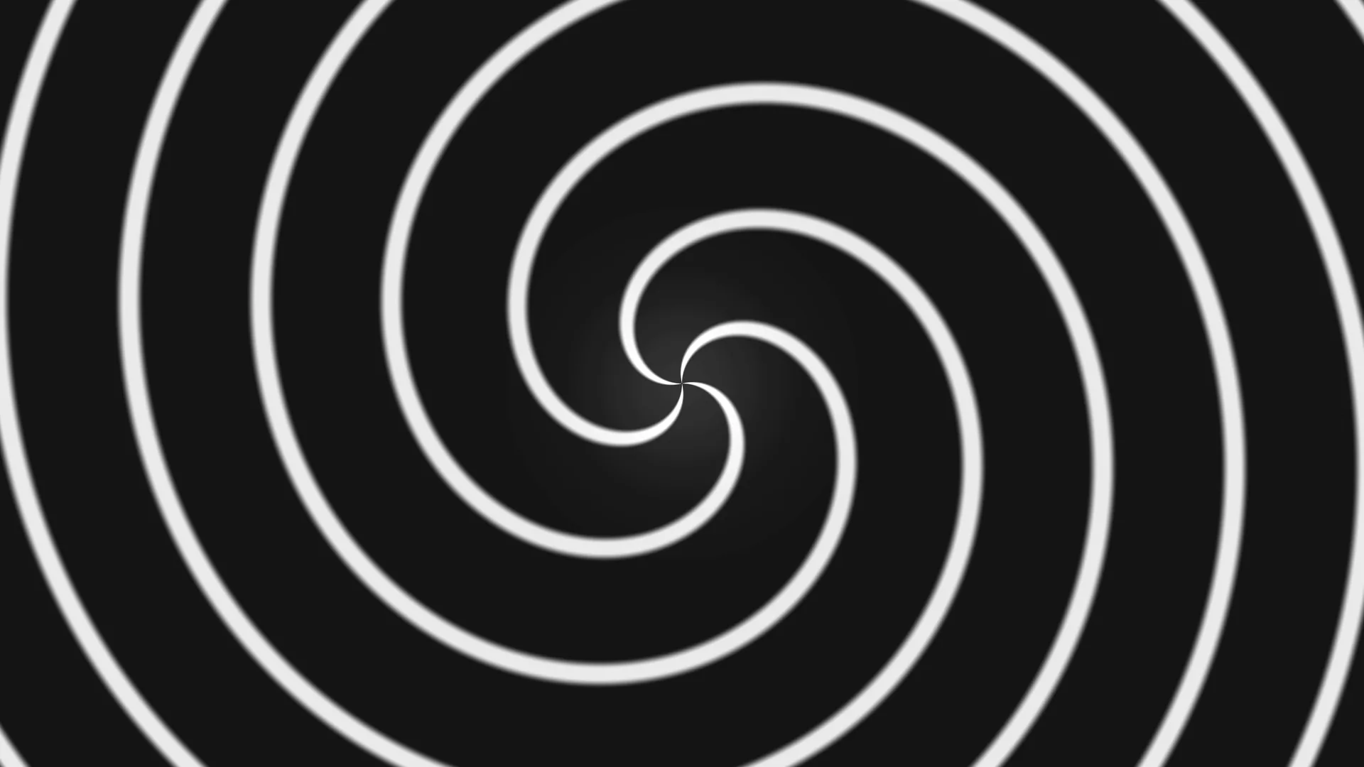White Spiral Rings on a Black Field — free 3840x2160 4K wallpaper image
