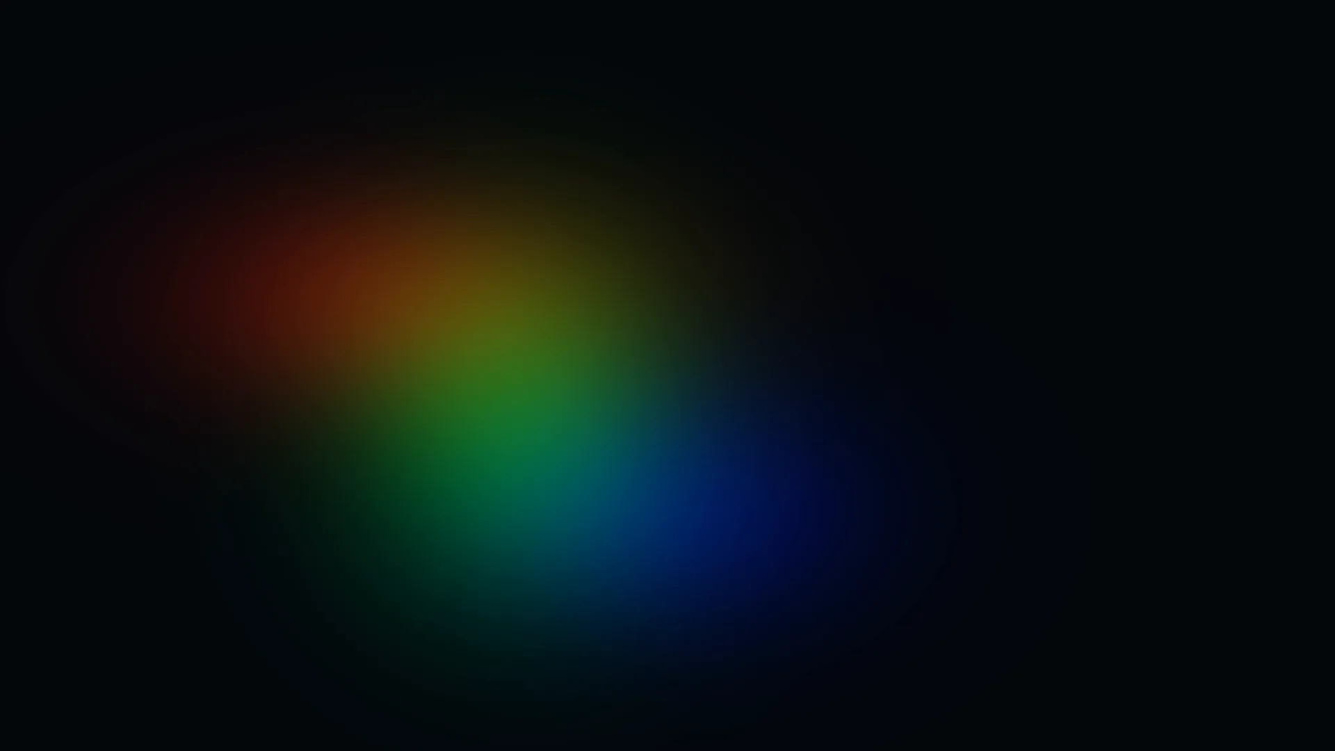 Soft spectral glow on a black field — free 3840x2160 4K wallpaper image