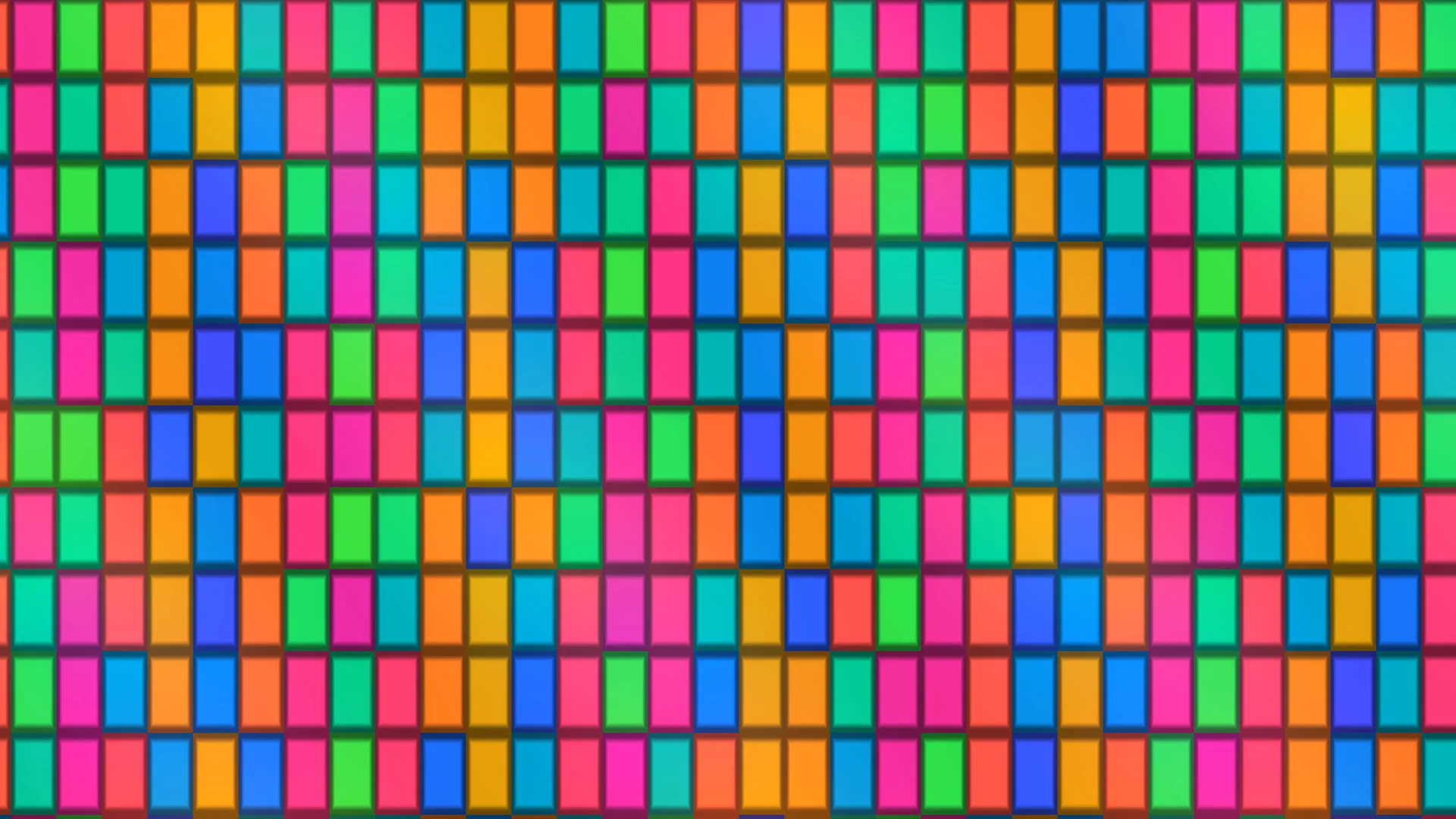 Multicolour grid of beveled rectangular tiles — free 3840x2160 4K wallpaper image