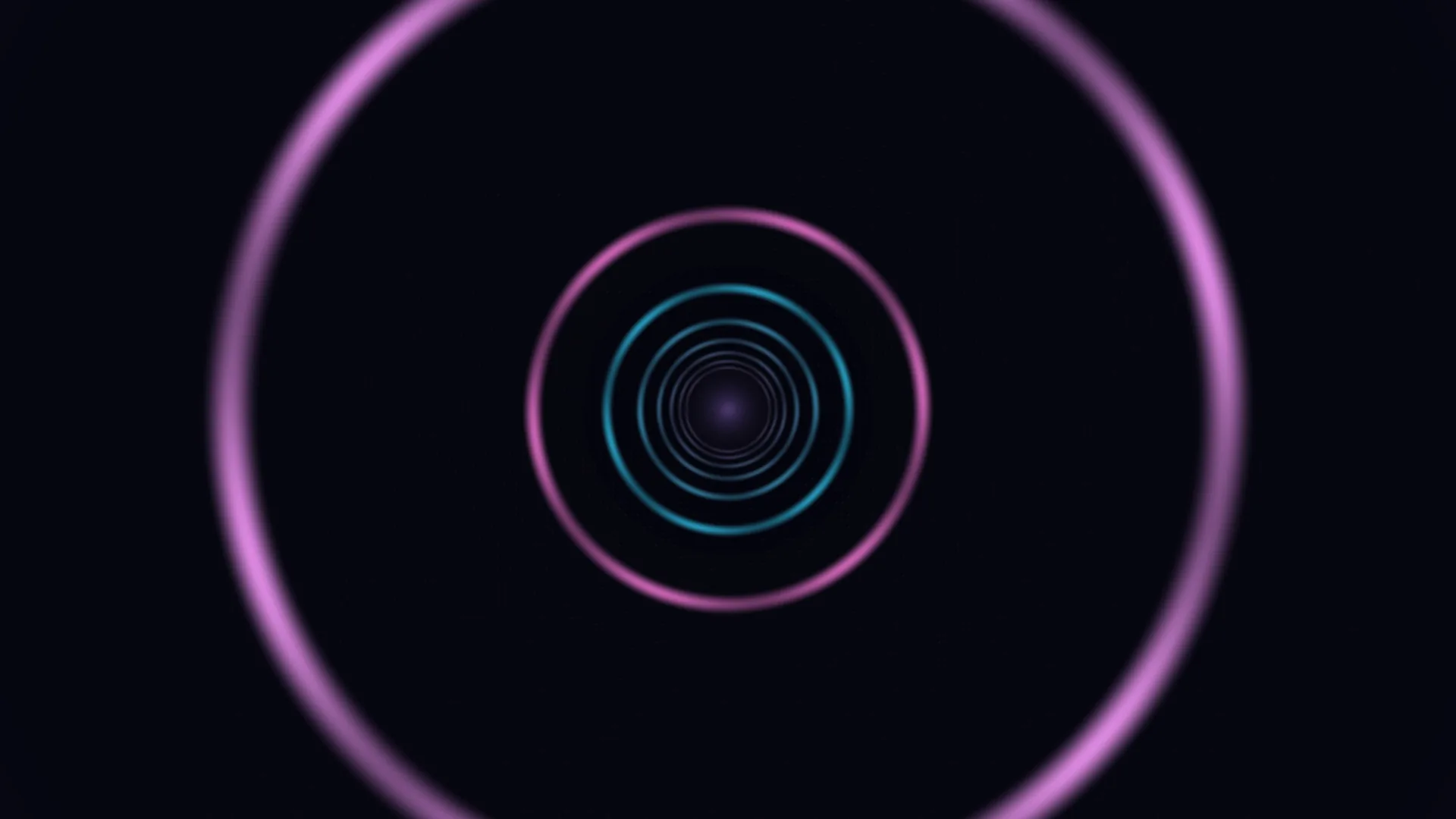 Concentric neon rings on a dark field — free 3840x2160 4K wallpaper image