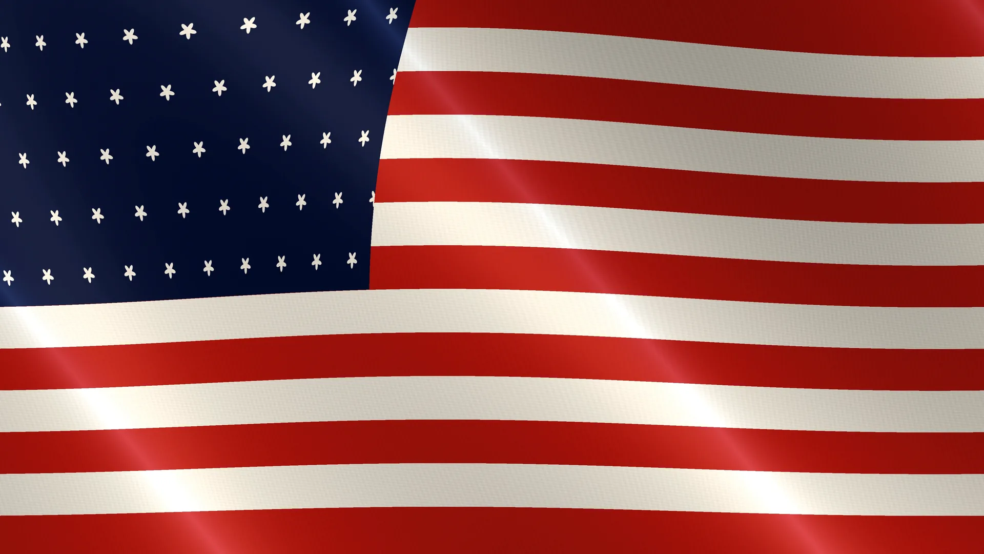 Waving American flag with textured fabric detail — free 3840x2160 4K wallpaper image