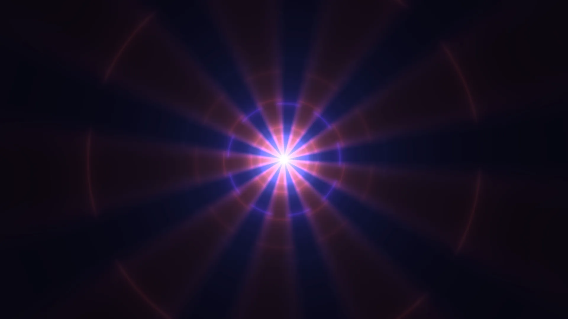 Violet radial burst with concentric light rings — free 3840x2160 4K wallpaper image