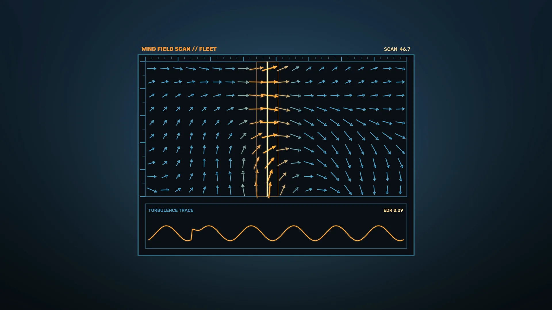 Wind Field Vector Map with Turbulence Trace — free 3840x2160 4K wallpaper image