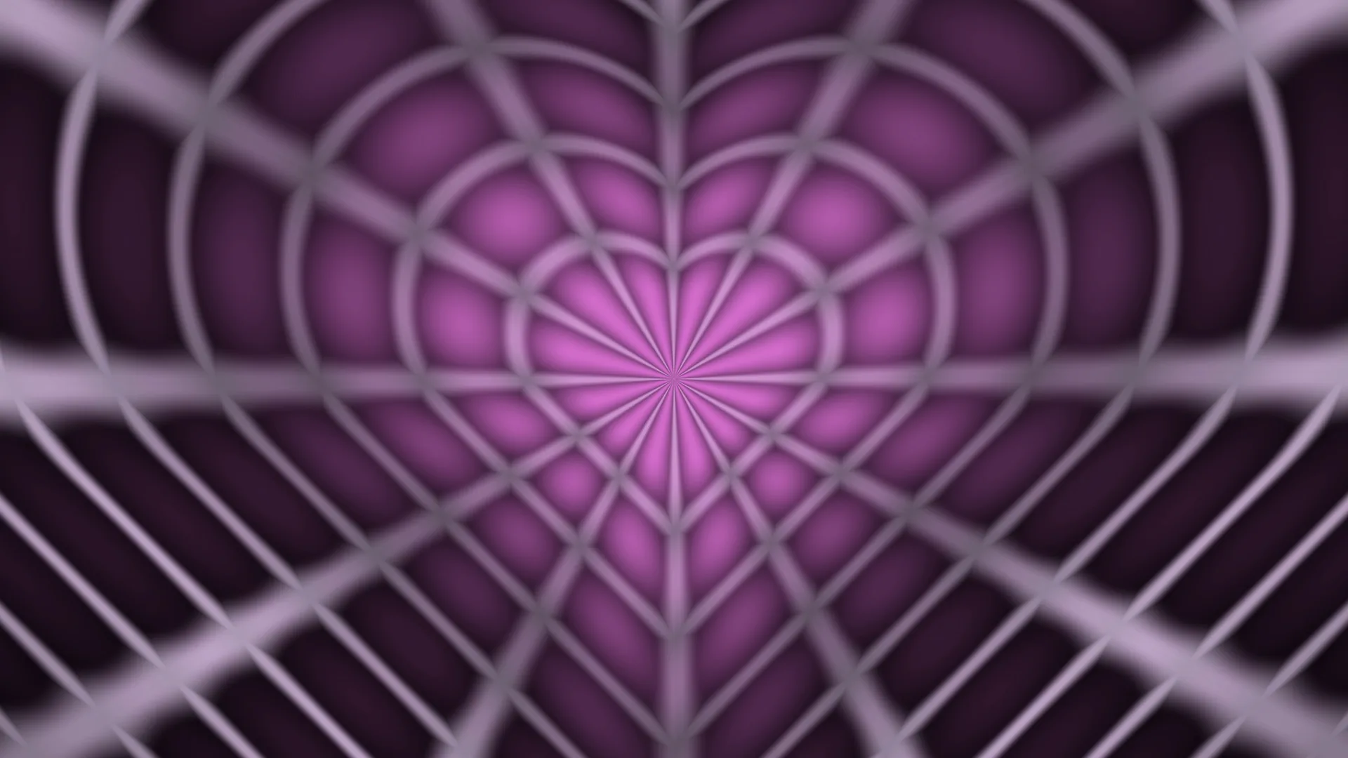 Violet radial lattice with layered arches — free 3840x2160 4K wallpaper image