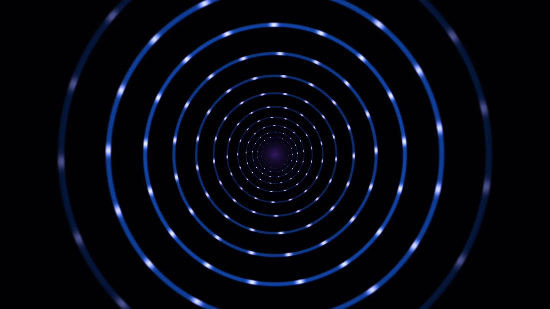 Concentric blue rings with a violet centre — free 3840x2160 4K wallpaper image