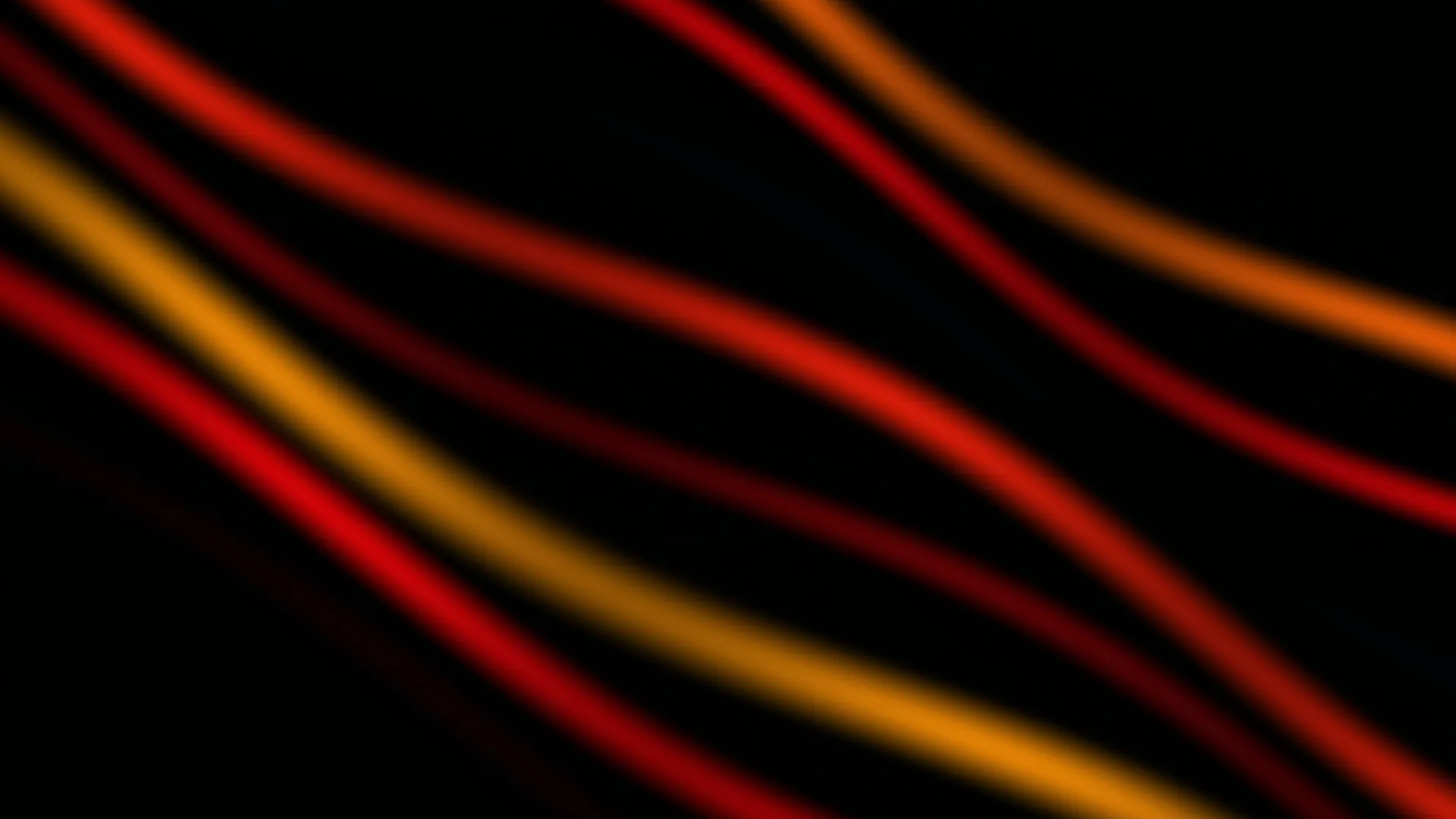 Curved red and amber light bands on black — free 3840x2160 4K wallpaper image