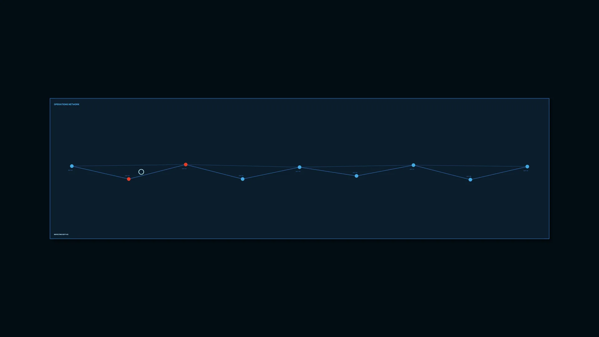 Dark blue operations network with node graph — free 3840x2160 4K wallpaper image