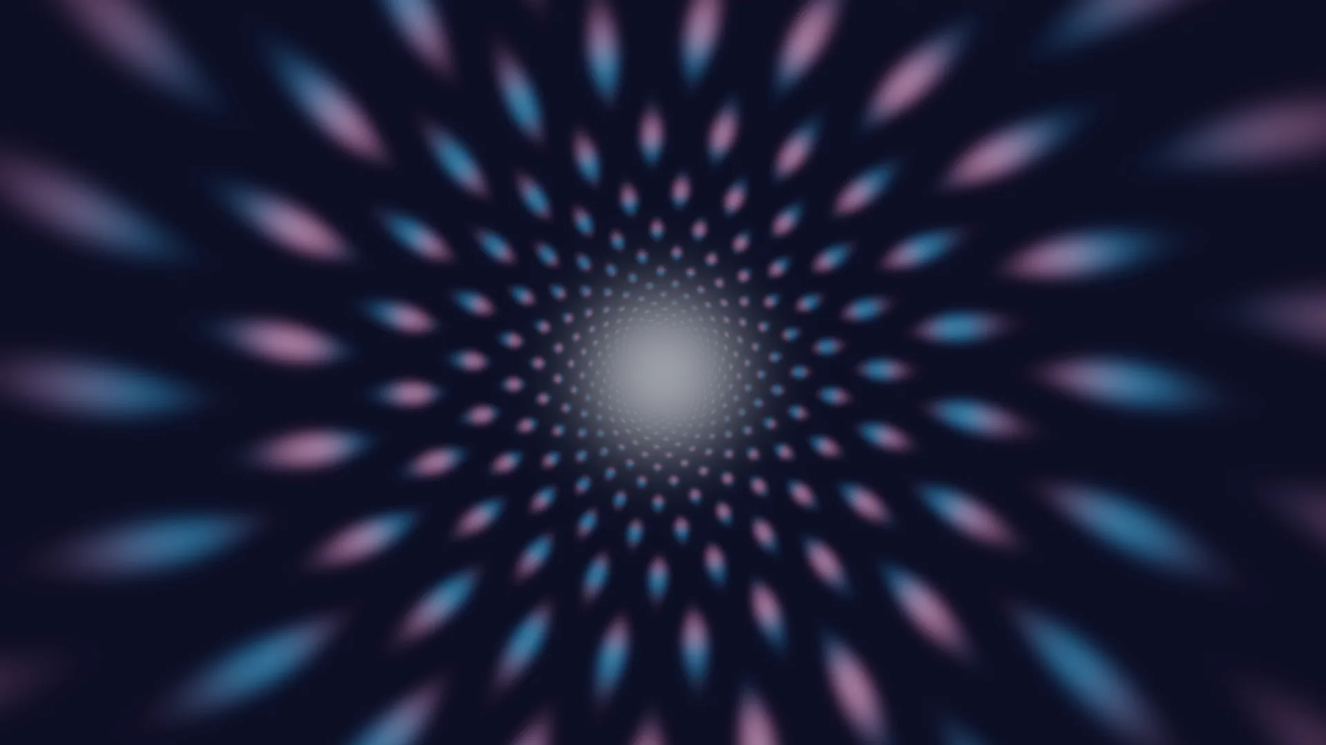 Radial blue and pink tunnel of light — free 3840x2160 4K wallpaper image