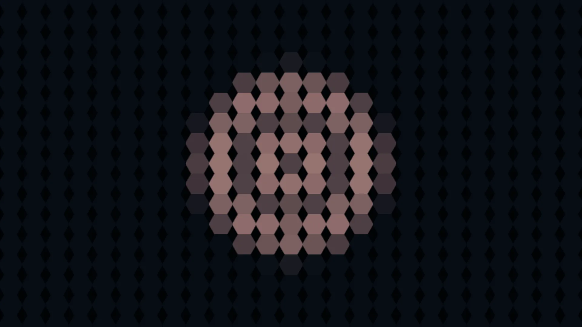 Mauve hexagonal grid on a dark navy field — free 3840x2160 4K wallpaper image