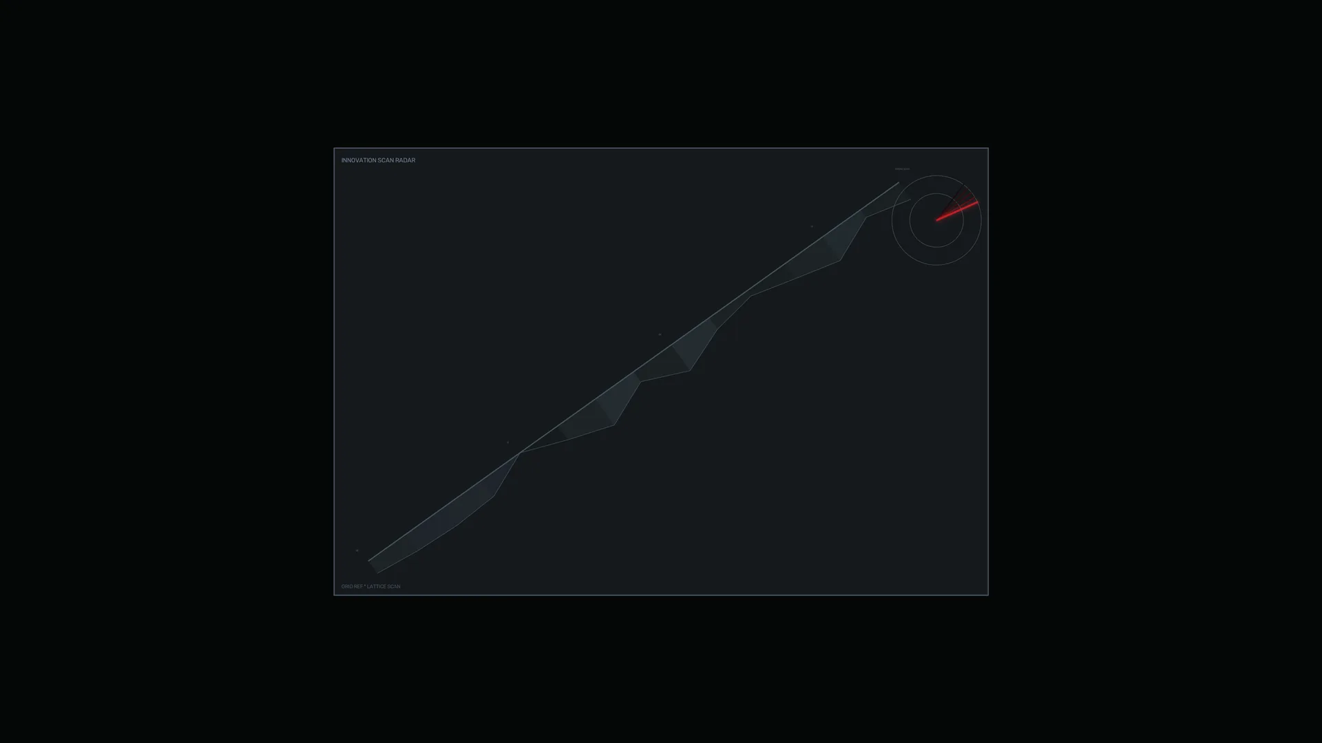 Dark geometric route with red radar accent — free 3840x2160 4K wallpaper image