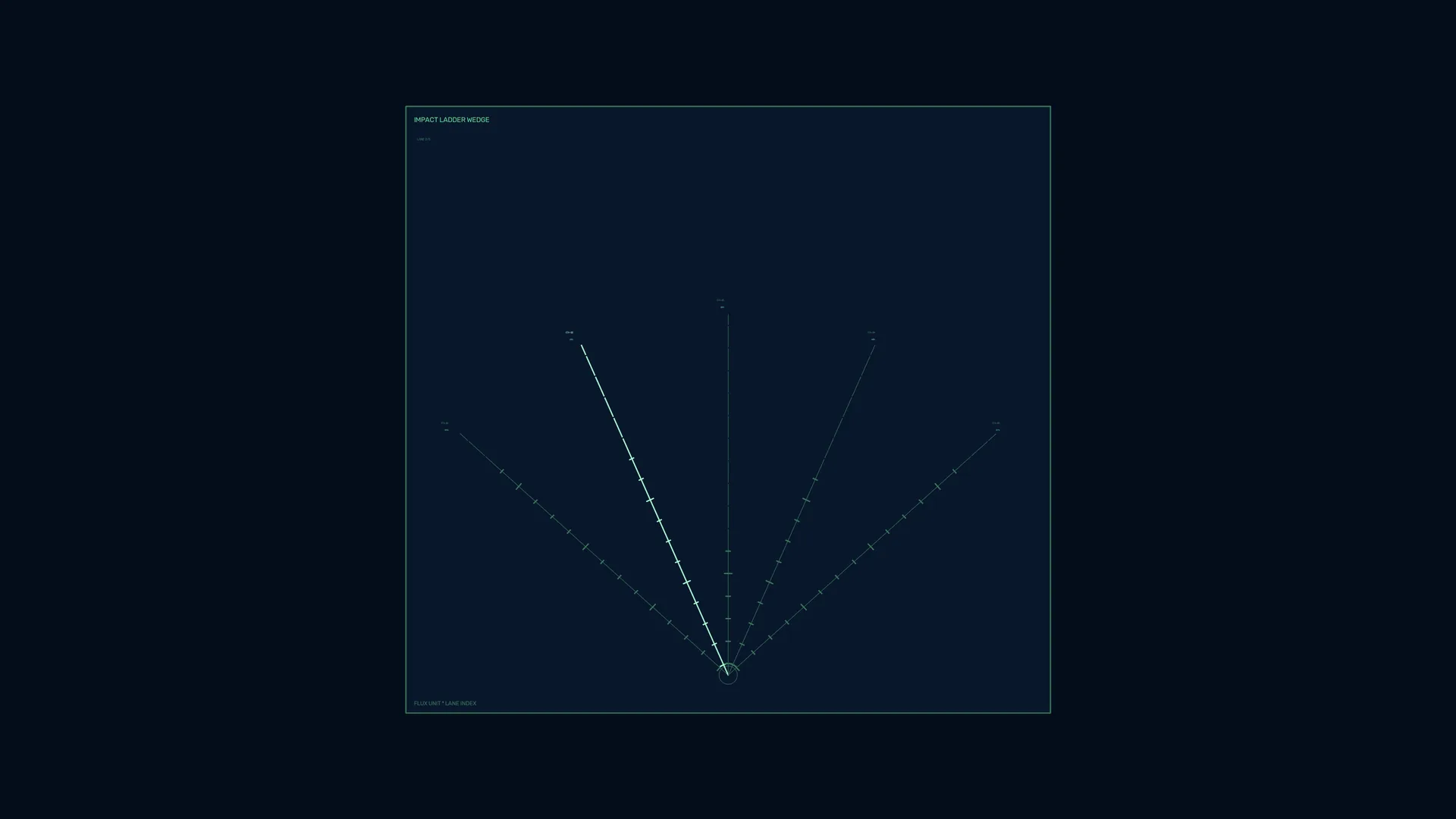 Radial impact ladder wedge in deep navy — free 3840x2160 4K wallpaper image