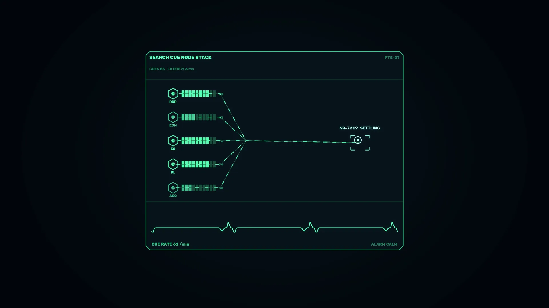 Neon Search Cue Network Interface — free 3840x2160 4K wallpaper image