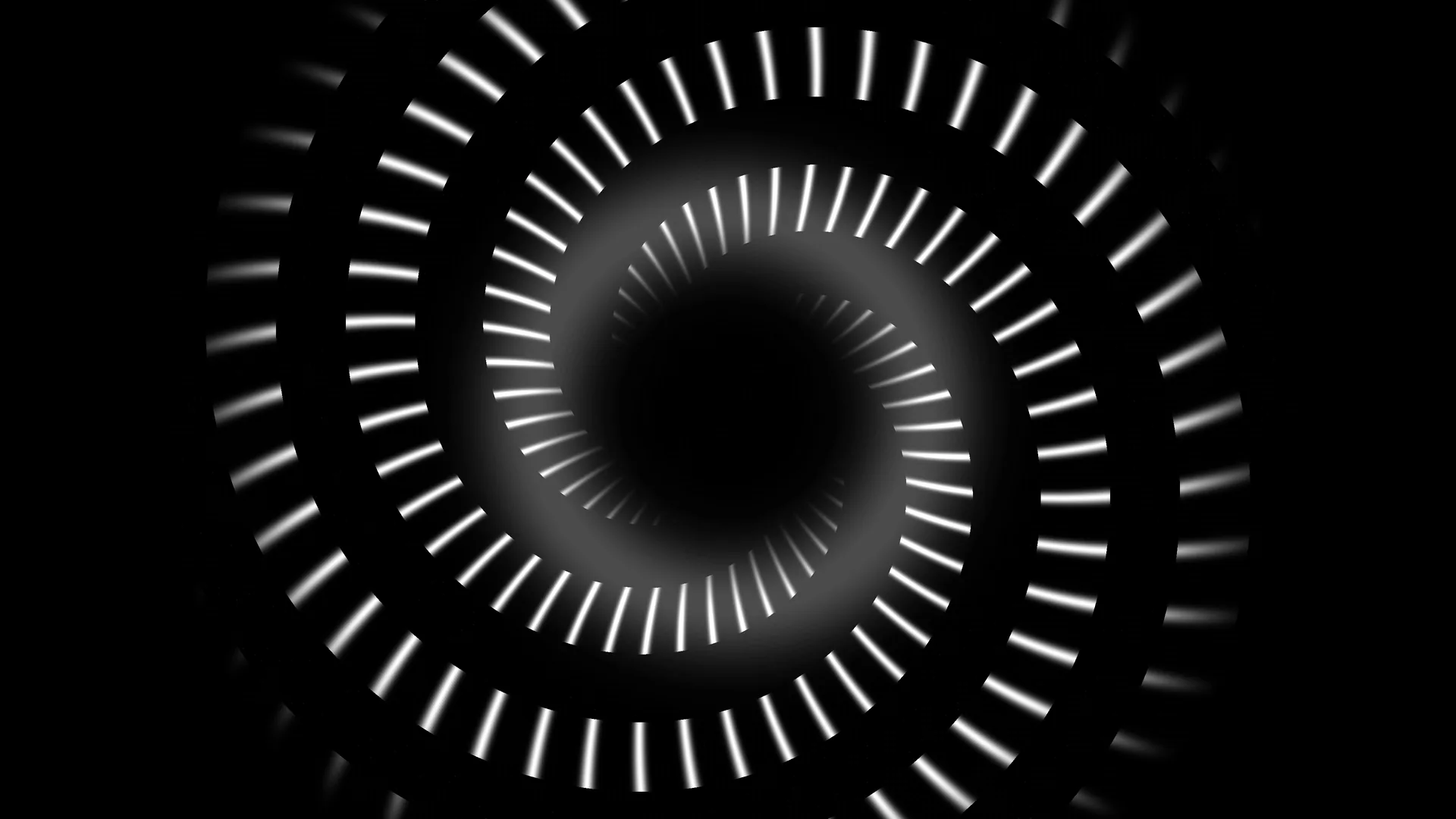 Concentric radial rings with white light bars — free 3840x2160 4K wallpaper image