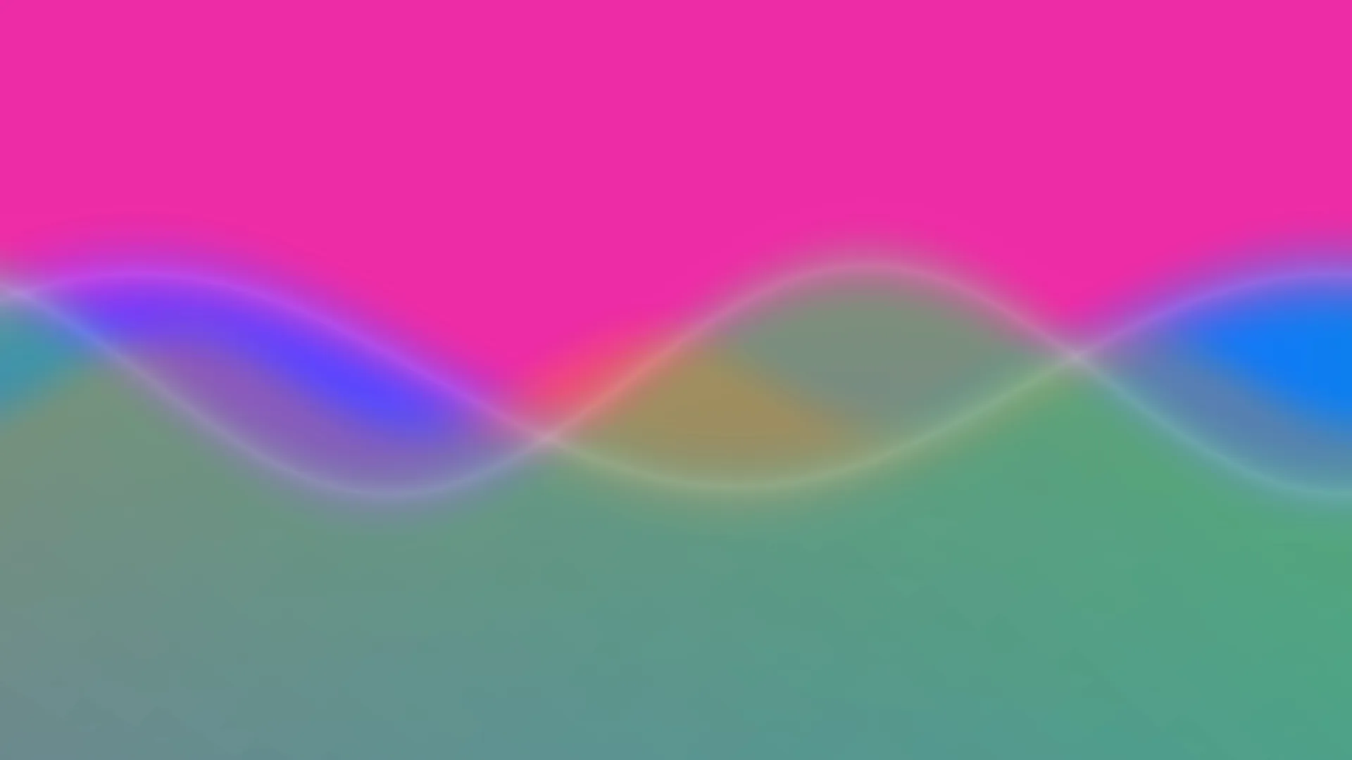 Magenta and teal flowing gradient waves — free 3840x2160 4K wallpaper image