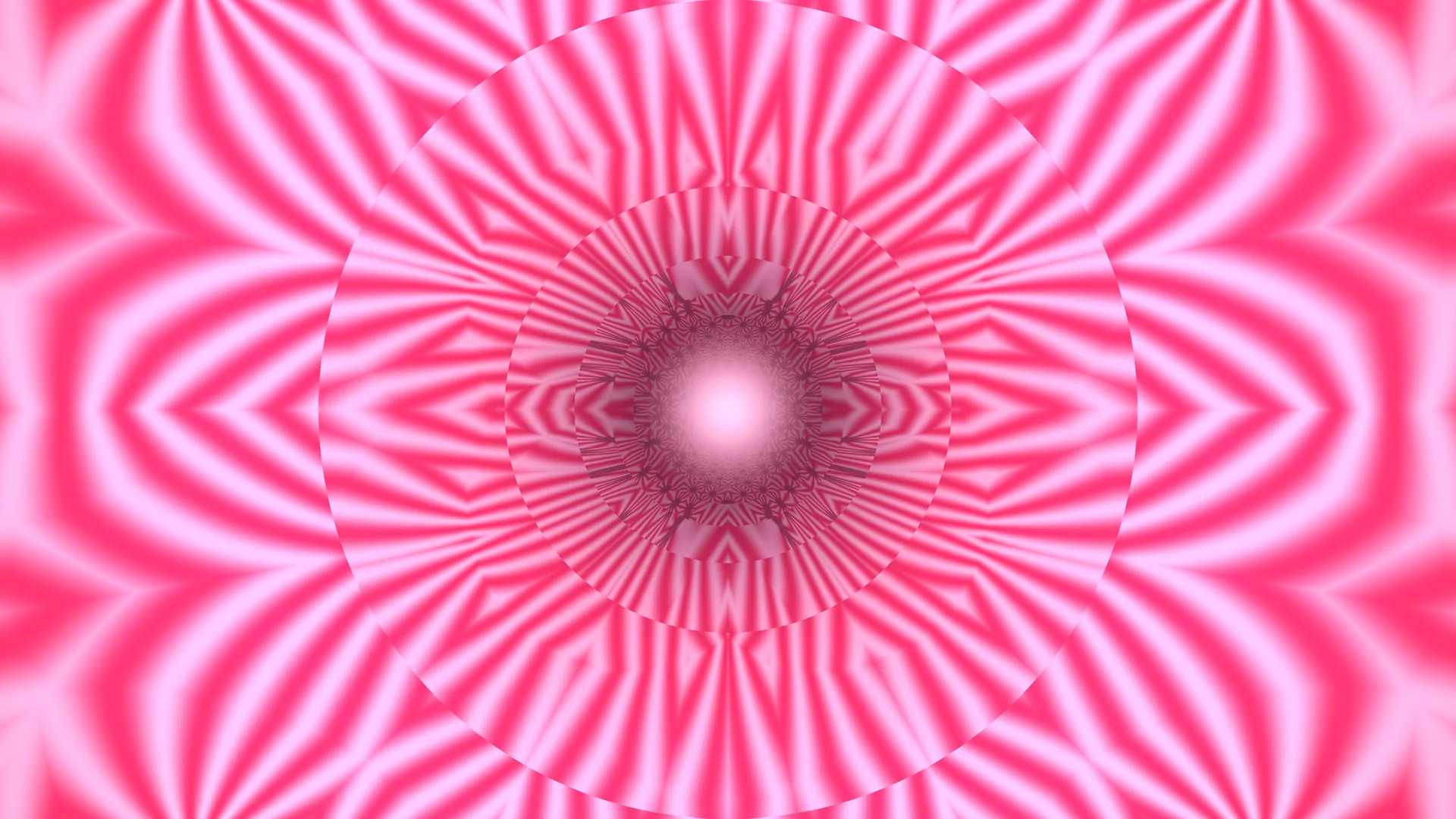 Concentric pink radial pattern with glowing center — free 3840x2160 4K wallpaper image