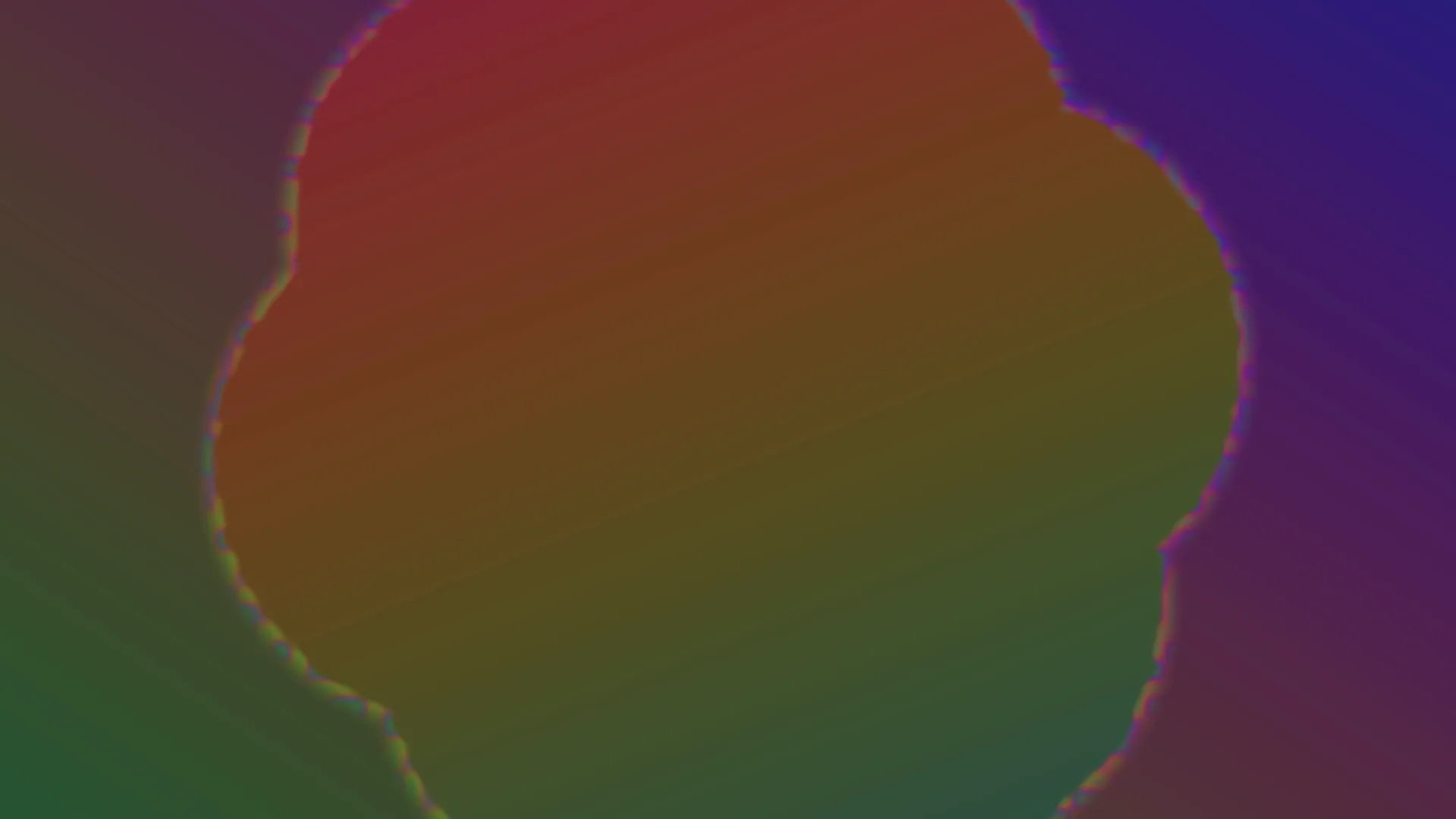 Soft-edged organic form in shifting colour — free 3840x2160 4K wallpaper image
