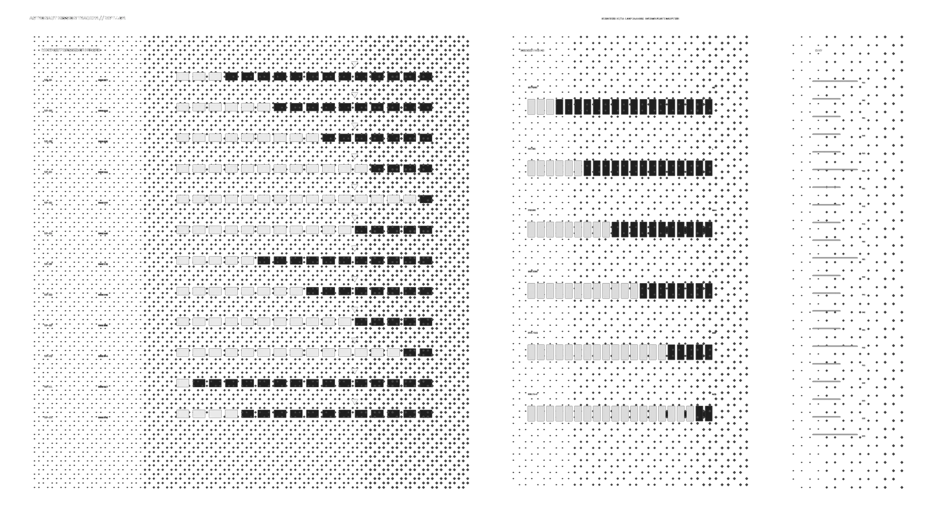Monochrome spacecraft mission tracking interface — free 3840x2160 4K wallpaper image