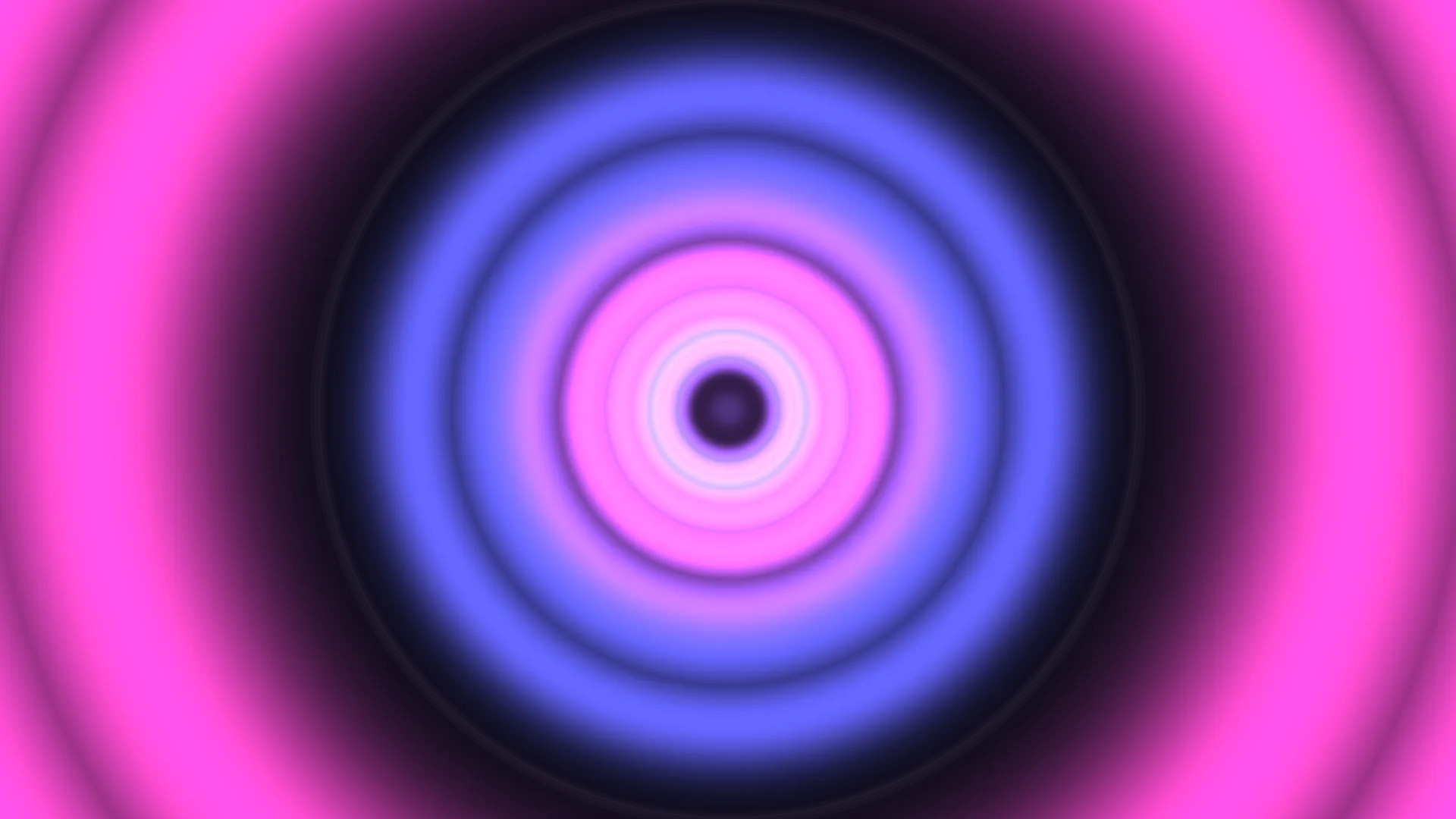 Concentric neon rings in pink and violet light — free 3840x2160 4K wallpaper image