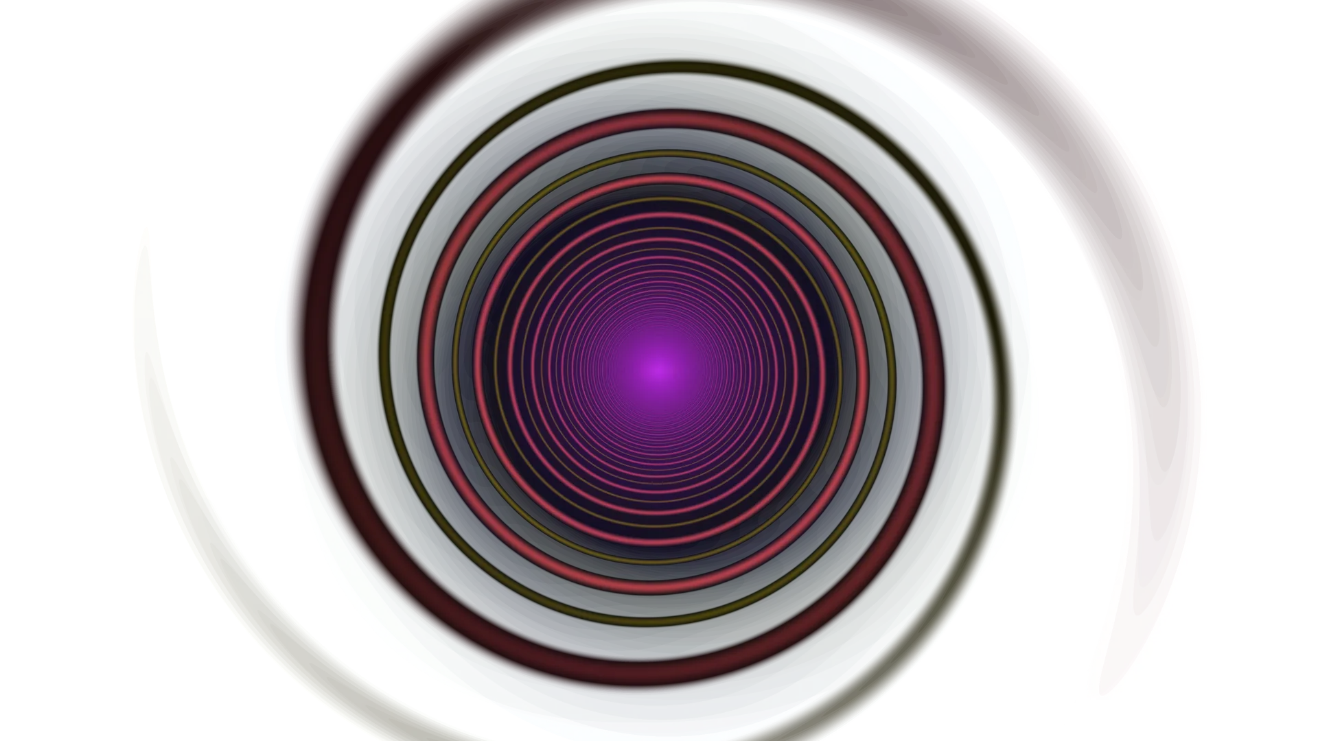 Concentric neon rings around a violet core — free 3840x2160 4K wallpaper image