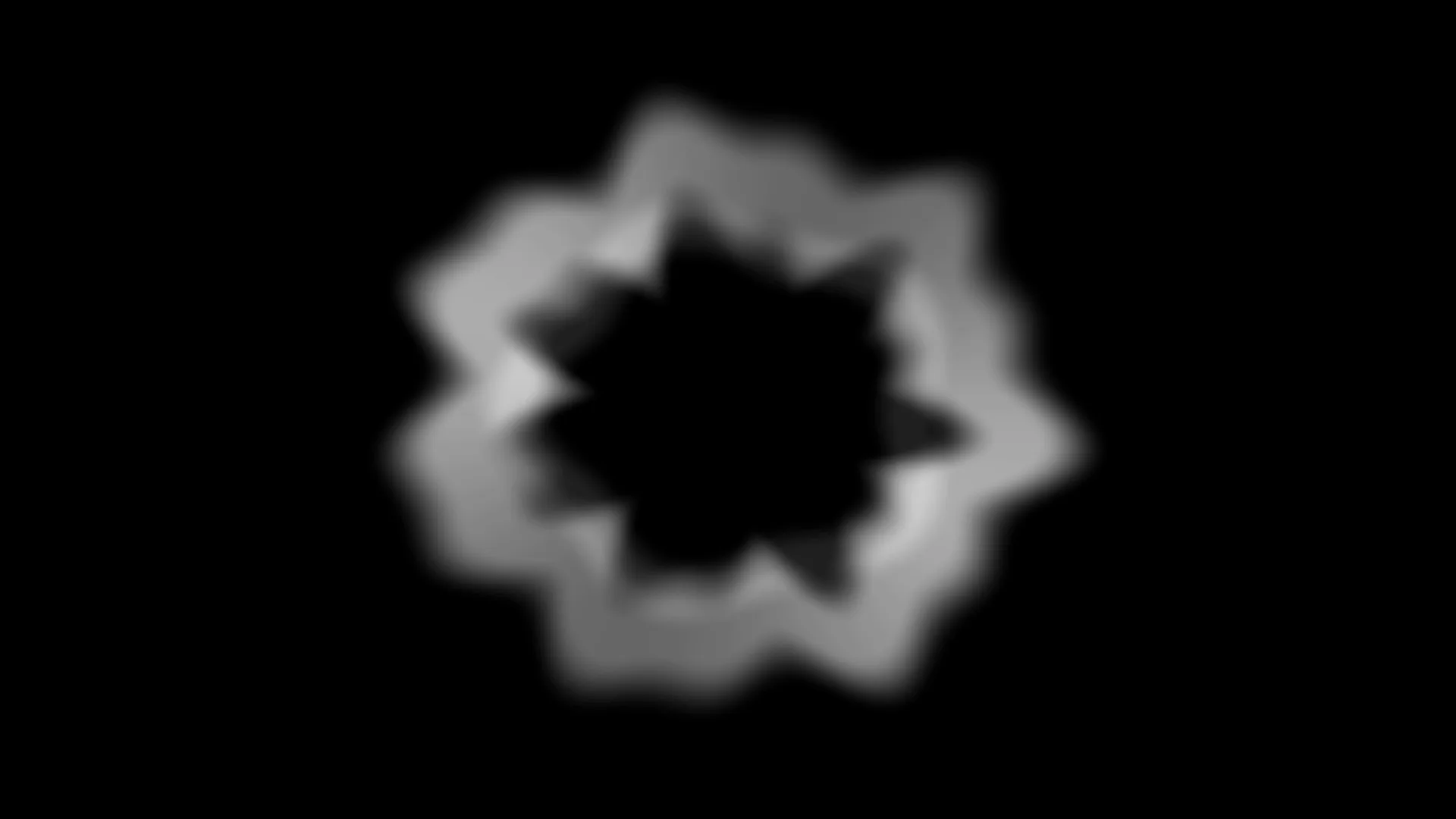 Soft Gray Irregular Ring on Black — free 3840x2160 4K wallpaper image