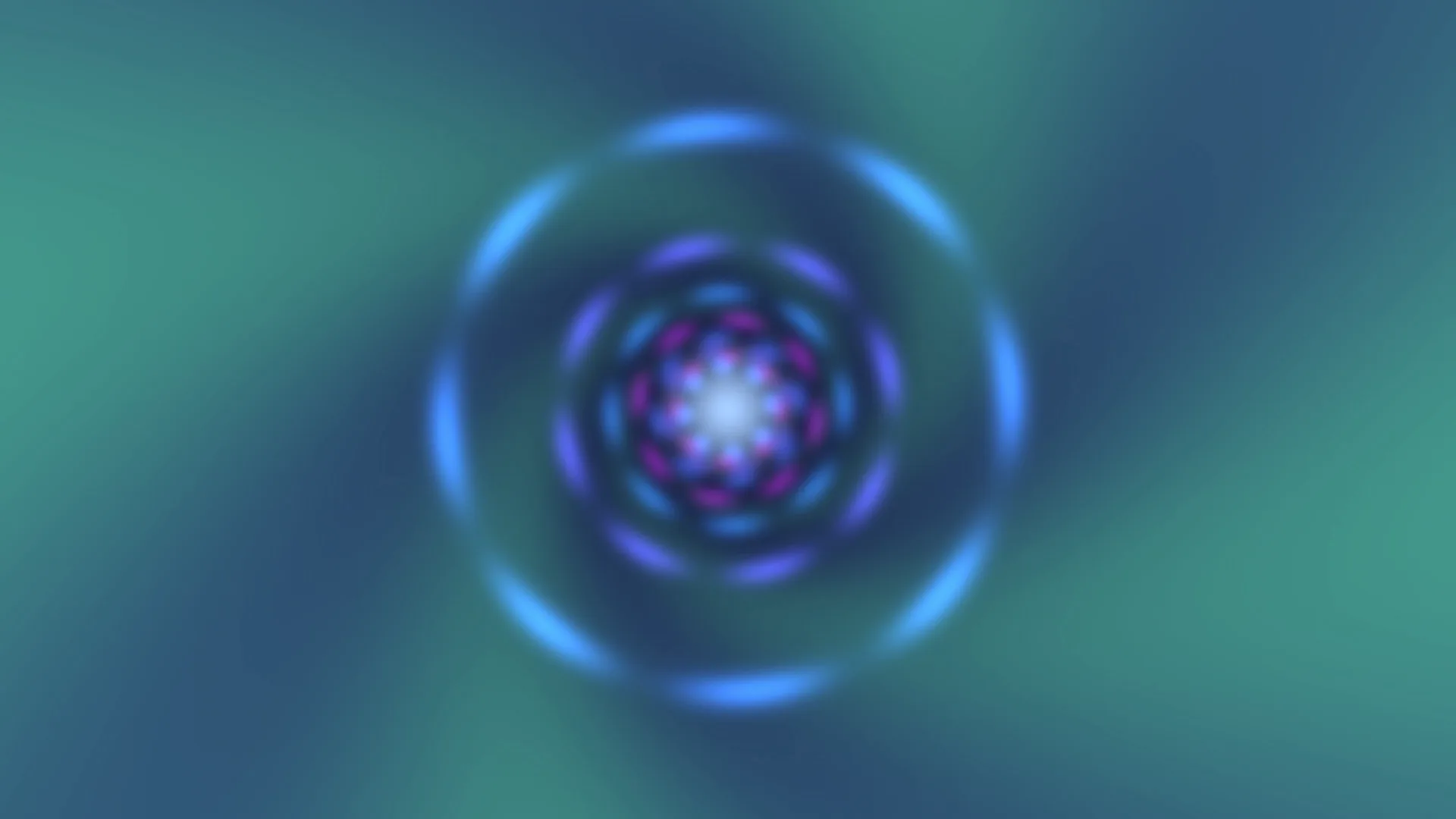 Concentric blue and violet luminous rings — free 3840x2160 4K wallpaper image