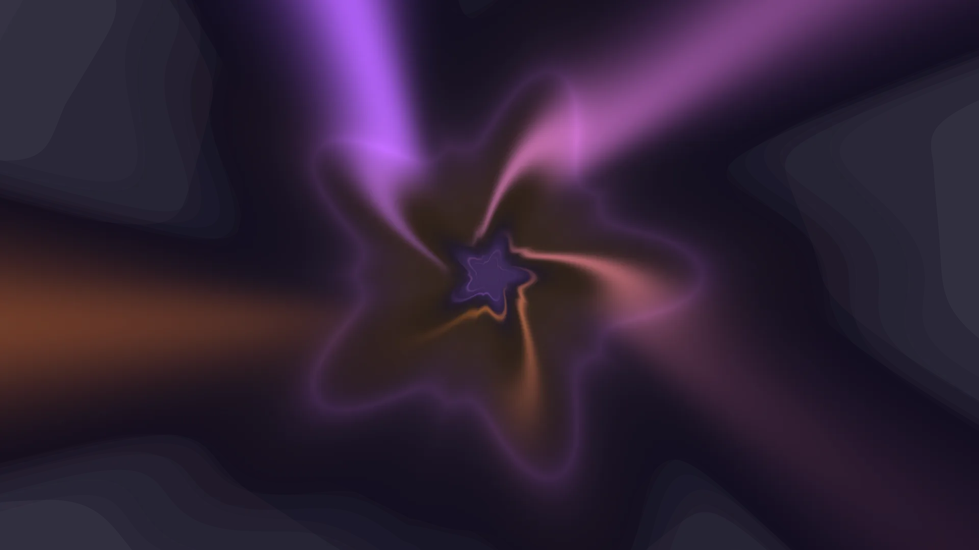 Violet radial bloom with soft copper accents — free 3840x2160 4K wallpaper image