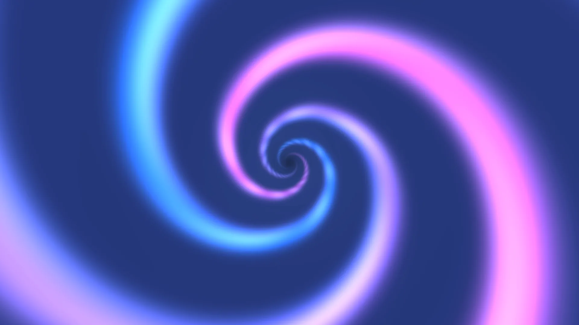 Neon spiral bands in blue and violet space — free 3840x2160 4K wallpaper image