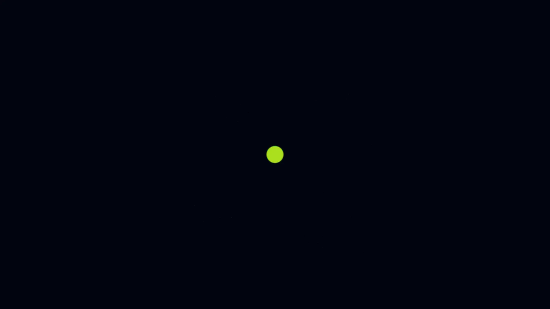 Luminous lime circle on a near-black field — free 3840x2160 4K wallpaper image