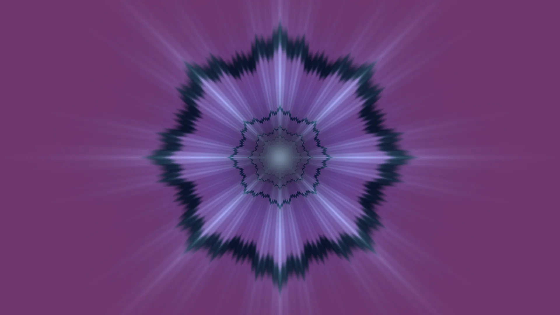 Radial violet mandala with jagged concentric rings — free 3840x2160 4K wallpaper image