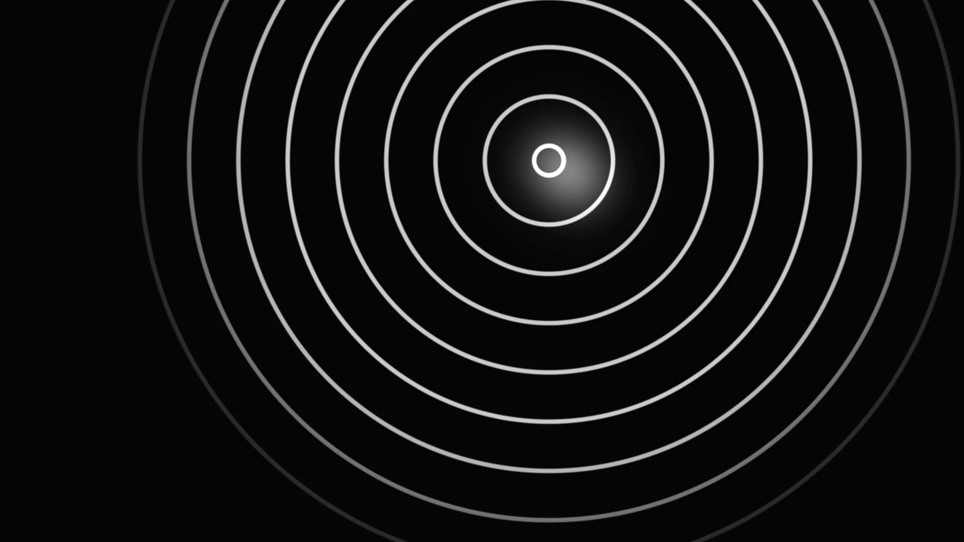 Concentric rings around a luminous central point — free 3840x2160 4K wallpaper image