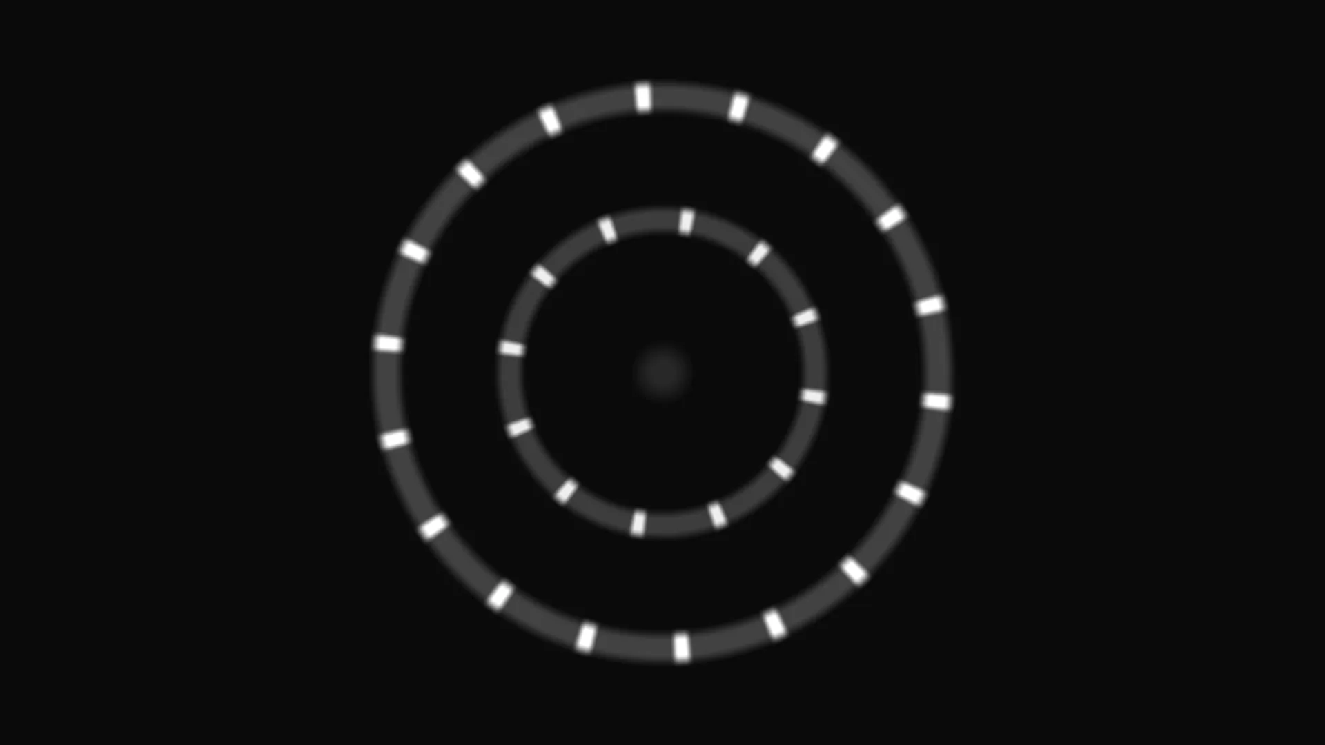 Concentric orbital rings with white markers — free 3840x2160 4K wallpaper image