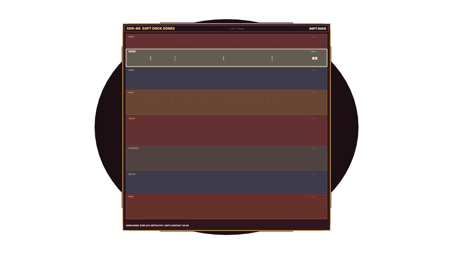 Soft dock zone interface with layered panels — free 3840x2160 4K wallpaper image
