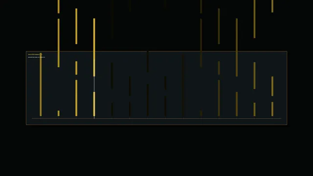 Amber vertical data bars on a dark grid — free 3840x2160 4K wallpaper image