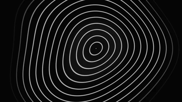 Concentric elliptical rings in monochrome black — free 3840x2160 4K wallpaper image