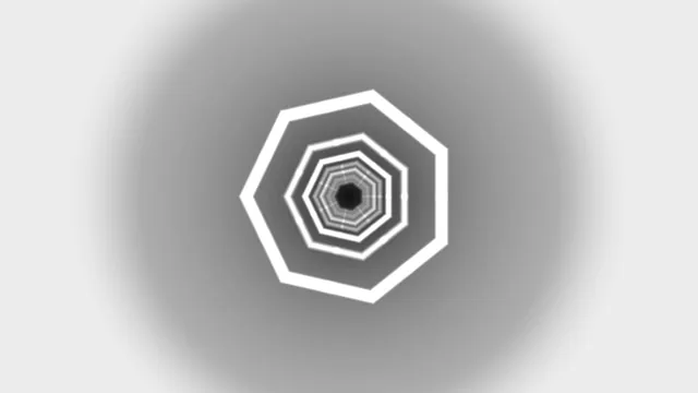 Concentric white octagons on a gray gradient — free 3840x2160 4K wallpaper image