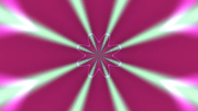 Radial mint beams on a magenta field — free 3840x2160 4K wallpaper image