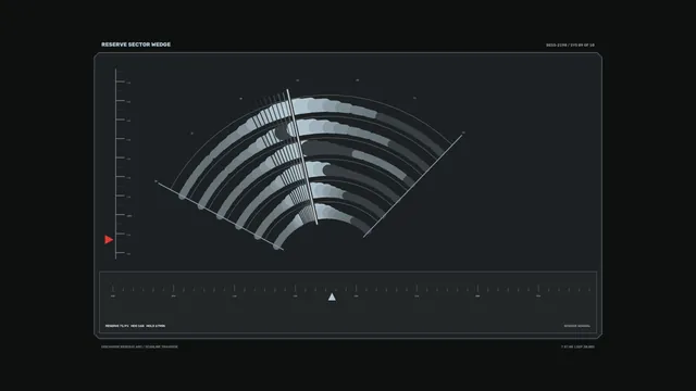 Monochrome reserve sector wedge dashboard — free 3840x2160 4K wallpaper image