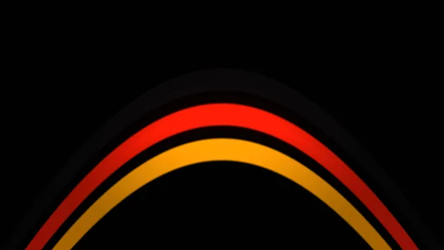 Red and Amber Arcs on a Black Field — free 3840x2160 4K wallpaper image