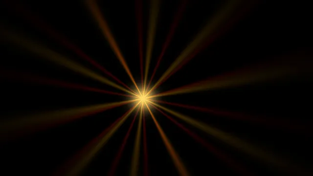 Amber and red radial light burst on black — free 3840x2160 4K wallpaper image