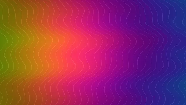 Wavy contour lines across a vivid colour gradient — free 3840x2160 4K wallpaper image